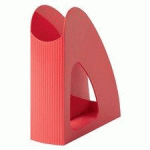 LOT DE 6 - PORTE-REVUES RE-LOOP, A4, PLASTIQUE ÉCOLOGIQUE, ROUGE