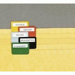 ONGLET À FENÊTRE 25 MM NOIR - BOÎTE DE 50