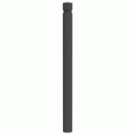 POTELET VITYL TÊTE GORGES MÉTAL HTR 1 M Ø 90 MM - GRIS 7016 - BUTON DESIGN