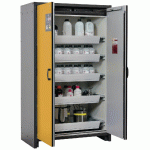 ARMOIRE SÉCURITÉ Q-CLASSIC-30 Q30.195.116 GRIS/JAUNE - MANUTAN COLLECTIVITÉS