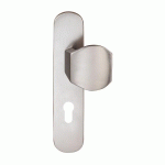 DEMI-ENSEMBLE POIGNÉE PALIÈRE RÉVERSIBLE EN ALUMINIUM FINITION INOX - CLÉ I CADAP