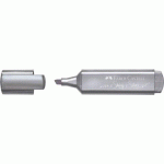 LOT DE 15 - FABER-CASTELL SURLIGNEUR TEXTLINER 46 METALLIC, ARGENT