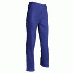 PANTALON DE TRAVAIL 100% COTON BLEU ROI, TAILLE 56