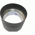 RACCORD ANTI BISTRE RÉDUIT - ACIER ÉMAIL NOIR MAT - F 153 MM / F 150 MM TEN