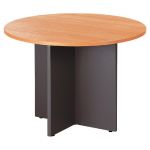 TABLE RONDE AXIOME HÊTRE/ ANTHRACITE
