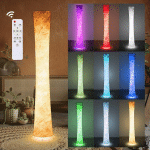 LAMPADAIRE SUR PIED RGB, AVEC TÉLÉCOMMANDE, MODERNE ECLAIRAGE, LAMPE SALON, 156CM - RGB