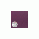 LOT DE 2 - PAQUET DE 25 CARTES SIMPLES POLLEN 160X160MM 210G/M2 - CASSIS