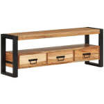 MEUBLE TV 120X30X45 CM BOIS D'ACACIA MASSIF