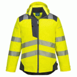 PORTWEST T400 PARKA HV PW3 JAUNE/GRIS - TAILLE L