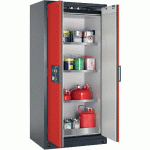 ARMOIRE SÉCURITÉ Q-CLASSIC-90 Q90.195.090 GRIS/ROUGE - MANUTAN COLLECTIVITÉS