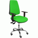 CHAISE DE BUREAU ELCHE S 24 HORAS 5 ROUES - PISTACHE - PIQUERAS Y CRESPO