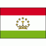 DRAPEAU TADJIKISTAN : DIMENSIONS - 50 X 75 CM
