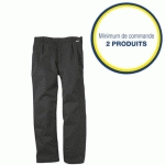 PANTALON DE CUISINE HOMME NOIR T.52