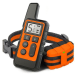 PET 500M COLLIER DE DRESSAGE DE CHIEN ÉTANCHE TÉLÉCOMMANDE RECHARGEABLE-ORANGE