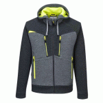 PORTWEST DX472 SWEAT À CAPUCHE ZIPPÉ DX4 GRIS MÉTAL - TAILLE XS