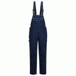 PORTWEST FR449 COTTE À BRETELLES FR BIZFLAME WORK CL2 MARINE - TAILLE XXL