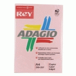 RAMETTE PAPIER A4 ADAGIO 160G ROSE PASTEL