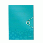 LOT DE 3 - CHEMISE À ÉLASTIQUE WOW, A4, PP, MENTHE