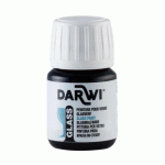 LOT DE 5 - DARWI FLACON DE 30 ML DE PEINTURE SUR VERRE - BLEU FONCÉ