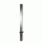 POTEAU INOX 70X70 MM TÊTE PLATE AMOVIBLE - CROSO