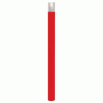 POTELET HAUT PROVINCE Ø 76 MM INOX BROSSÉ - ZINC ROUGE 3020 - PROCITY