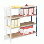 RAYONNAGE ARCHIV’PRO ÉLÉMENT SUIVANT H 100 X L 102 X P 35 CM TÔLE D