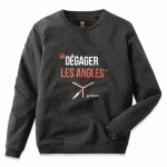 SWEAT À MESSAGE HOMME DSWEAT TAILLE: L ANTHRACITE - PARADE