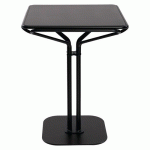 TABLE PAUSE CARRÉE 60X60 PLATEAU MÉTAL NOIR - MEET BY PAPERFLOW