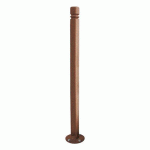 POTELET INCLINABLE AMORTICHOC CITY - ZINC ASPECT CORTEN - PROCITY