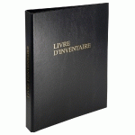 RELIURE REGISTRE ÉCONOMIQUE 32X26CM 4 ANNEAUX - LIVRE D'INVENTAIRE - LOT DE 6