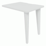 RETOUR EVIDENCE 80 X 60 CM BLANC PIED BLANC - VINCO