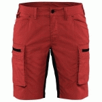 SHORT SERVICES STRETCH FEMME ROUGE/NOIR TAILLE 46 - BLAKLADER