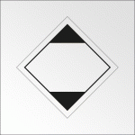 SIGNALISATION DE TRANSPORT NORMALISÉE ADR - QUANTITÉ LIMITÉE LQ11  - 150 X 150 MM - PVC - LOT DE 2