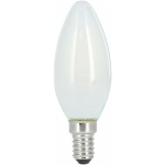 XAVAX - AMPOULE FILAMENT LED, E14, 250LM REMP. 25W, AMP. BOUGIE, MATE, BLC CHD