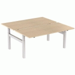 BUREAU DROIT BENCH 2 PLACES 160 CM - ERABLE - ROBBERECHTS