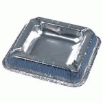 CENDRIER EN ALUMINIUM, CARRÉ, PAR 10 - LOT DE 9