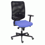 CHAISE DE BUREAU OSSA NOIRE - BLEU CLAIR