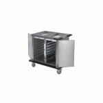 CHARIOT BAIN MARIE FROID PASSIF PROFESSIONNEL HUPFER - 2 X 7 NIVEAUX GN 1/1