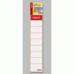 ETIQUETTE AUTOCOLLANTE POUR CLASSEURS À LEVIER DOS 5 CM 37 X 190 MM ESSELTE BLANCHE- SACHET DE 10
