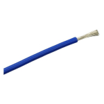 FIL PRÉ-CÂBLÉ RS PRO BLEU, 2,5 MM², ISOLANT EN CAOUTCHOUC SILICONE, 200°C MAX, LONGUEUR 5M ( PRIX POUR BOBINE DE 5 MÈTRES )