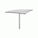 ANGLE DE LIAISON ENTRE 2 BUREAUX QUARTA PLUS GRIS CLAIR