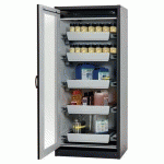 ARMOIRE SÉCURITÉ Q-DISPLAY-30 Q30.195.086.WDFW GRIS/ROUGE - ASECOS