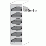 ARMOIRE SÉCURITÉ S-PHOENIX-90 S90.196.060.075.FDAS JAUNE - ASECOS