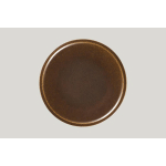 ASSIETTE COUPE PLATE ROND BRONZE PORCELAINE Ø 32 CM RAKSTONE EASE