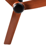 FARO BARCELONA VENTILATEUR POINT M, DC, LED NOIR/BOIS FONCÉ