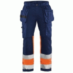PANTALON ARTISAN HAUTE-VISIBILITÉ STRETCH TAILLE 48L - BLAKLADER
