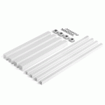 PIEDS ET CADRE POUR TABLE - ACIER - RIGIDE - 1150X750 - BLANC EMUCA
