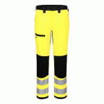 PORTWEST CD857 PANTALON STRETCH HV ÉCO-CONÇU WX2 JAUNE/NOIR - TAILLE 28 - STANDARD