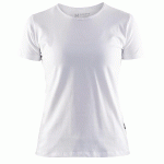 T-SHIRT FEMME BLANC TAILLE L - 330410291000L - MANUTAN COLLECTIVITÉS