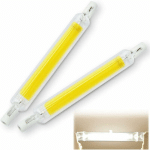 R7S LED, LAMPE 20W I2 FEUILLE, BLANC FROID, 118MM - 360º, DIMMABLE
